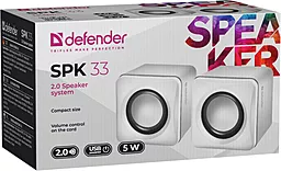 Колонки акустичні Defender SPK-33  White (65631) - мініатюра 2