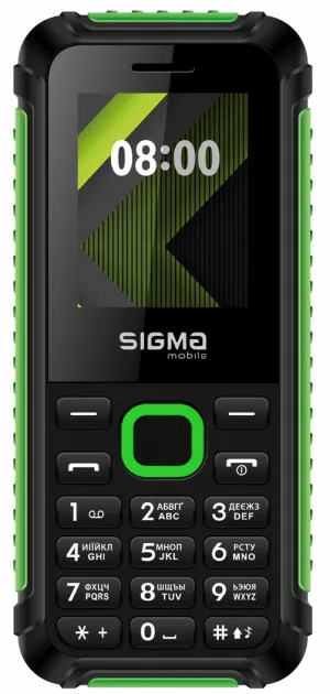 Мобильный телефон Sigma mobile X-style 18 TRACK Black-Green - фото 1