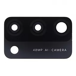 Стекло камеры Oppo A74 4G без рамки Black