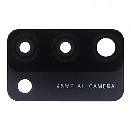 Стекло камеры Oppo A74 4G без рамки Black - фото Стекло камеры Oppo A74 4G без рамки Black