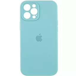 Чехол Silicone Case Full Camera Protective для Apple iPhone 12 Pro Max Marine Green