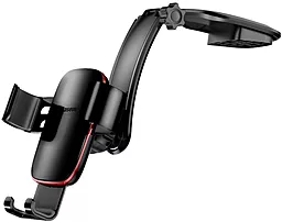 Тримач Baseus Metal Age Gravity Car Mount Black (SUYL-F01) - фото Тримач Baseus Metal Age Gravity Car Mount Black (SUYL-F01)