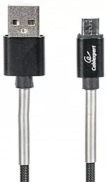 Кабель Cablexpert USB-A - micro USB 12w 2.4a 1м cable Black (CCPB-M-USB-06BK) - фото Кабель Cablexpert USB-A - micro USB 12w 2.4a 1м cable Black (CCPB-M-USB-06BK)