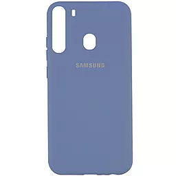 Чехол Epik Silicone Cover Full Protective (A) Samsung A215 Galaxy A21  Lavender