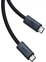 Мультимедийный кабель Baseus Flash 2 Full FeatuRed USB4.0 Type-C - Type-C 8k 60hz 240w 5a 1м 40gbps PD data cable Black (P10311803111-00) - миниатюра 4 Мультимедийный кабель Baseus Flash 2 Full FeatuRed USB4.0 Type-C - Type-C 8k 60hz 240w 5a 1м 40gbps PD data cable Black (P10311803111-00) - миниатюра 4