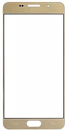 Корпусне скло дисплея Samsung Galaxy A3 A310F, A310M, A310N, A310Y 2016 Gold - фото Корпусне скло дисплея Samsung Galaxy A3 A310F, A310M, A310N, A310Y 2016 Gold