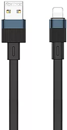 USB Кабель Remax Flushing Series Elastic Aluminum RC-C001 2.4A Lightning Cable Black