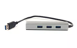 Переходник PowerPlant USB 3.0 3 порта + Gigabit Ethernet - миниатюра 3
