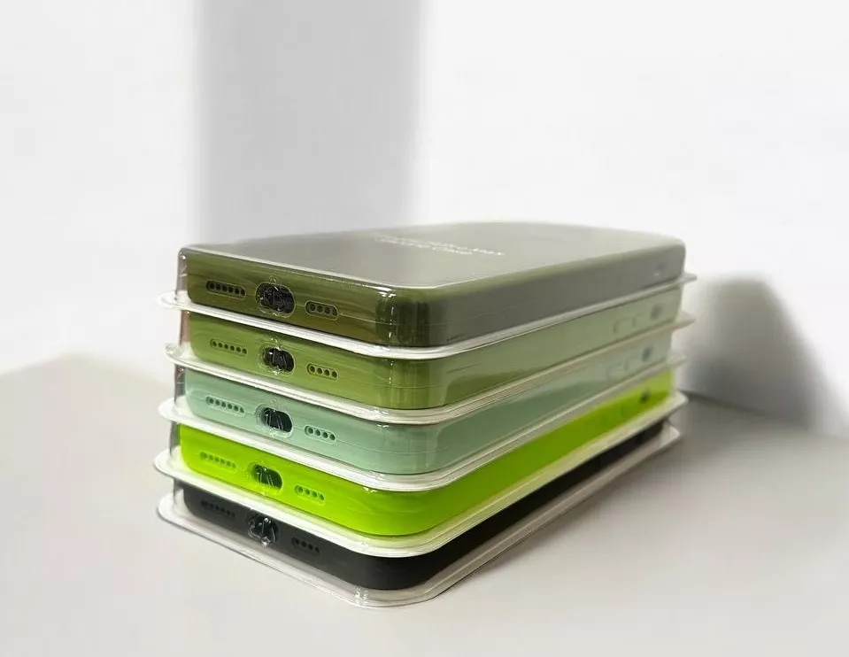 Чехол Silicone Case Full для Apple iPhone 14 Pro Max Pistachio - фото 4