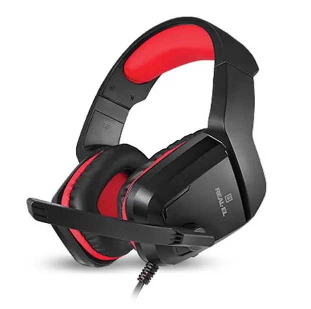 Навушники REAL-EL GDX-7550 Black/Red (EL124100029) - фото 1