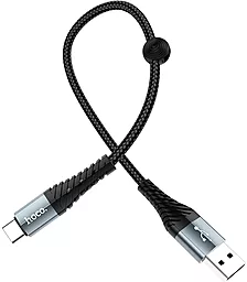 Кабель USB Hoco X38 Cool 0.25M USB Type-C Cable Black
