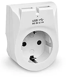 Сетевое зарядное устройство REAL-EL CS-25 2.1a home charger (EU) white (EL123160006)
