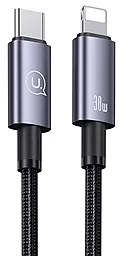 Кабель Usams US-SJ665 USB Type-C - Lightning 30w 3a 2м PD сable Tarnish