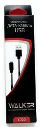 Кабель Walker C720 USB-A - Lightning 12w 2.4a 1м cable White - фото Кабель Walker C720 USB-A - Lightning 12w 2.4a 1м cable White