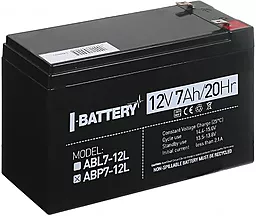 Акумуляторна батарея I-Battery 12V 7Ah (ABP7-12L) AGM