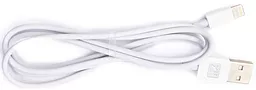 Кабель Remax MFI USB-A - Lightning 12w 2.4a 1м cable White (X001) - миниатюра 4 Кабель Remax MFI USB-A - Lightning 12w 2.4a 1м cable White (X001) - миниатюра 4