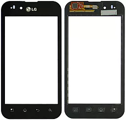 Сенсор (тачскрин) LG Optimus P970 Black