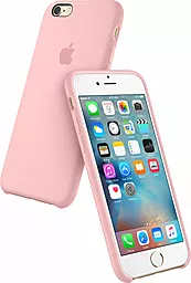 Чехол Silicone Case для Apple iPhone 6, iPhone 6S Pink - миниатюра 4