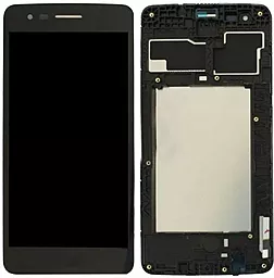 Дисплей LG K8 2017 (LGM-K120L, LGM-K120S, M200, US215, X240, X300) (40pin) с тачскрином и рамкой, Black - фото Дисплей LG K8 2017 (LGM-K120L, LGM-K120S, M200, US215, X240, X300) (40pin) с тачскрином и рамкой, Black