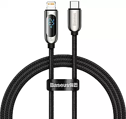 Кабель USB PD Baseus Display 20W USB Type-C - Lightning Cable Black (CATLSK-01)