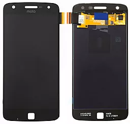 Дисплей Motorola Moto Z Play (XT1635, XT1635-01, XT1635-02) з тачскріном, (OLED), Black