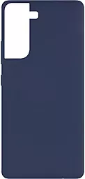 Чехол Epik Silicone Cover Full without Logo (A) Samsung G991 Galaxy S21 Midnight Blue