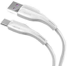 Кабель Usams U38 USB-A - Type-C 25w 5a 1м cable White (US-SJ372) - фото Кабель Usams U38 USB-A - Type-C 25w 5a 1м cable White (US-SJ372)