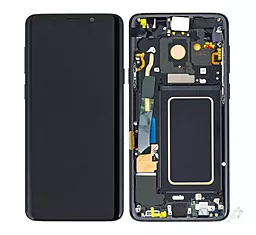 Дисплей Samsung Galaxy S9 G960 з тачскріном і рамкою, оригінал, Black
