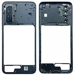 Рамка корпуса Realme 7 Global со стеклом камеры Black - фото Рамка корпуса Realme 7 Global со стеклом камеры Black