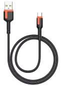Сетевое зарядное устройство с быстрой зарядкой Powermax Fast Charger QC 3.0 18W + Alpha Type-C USB Cable Set White / Black - миниатюра 3