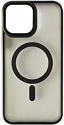 Чехол Perfect Case with MagSafe для Apple iPhone 13 Pro Max Titanium Black - фото Чехол Perfect Case with MagSafe для Apple iPhone 13 Pro Max Titanium Black