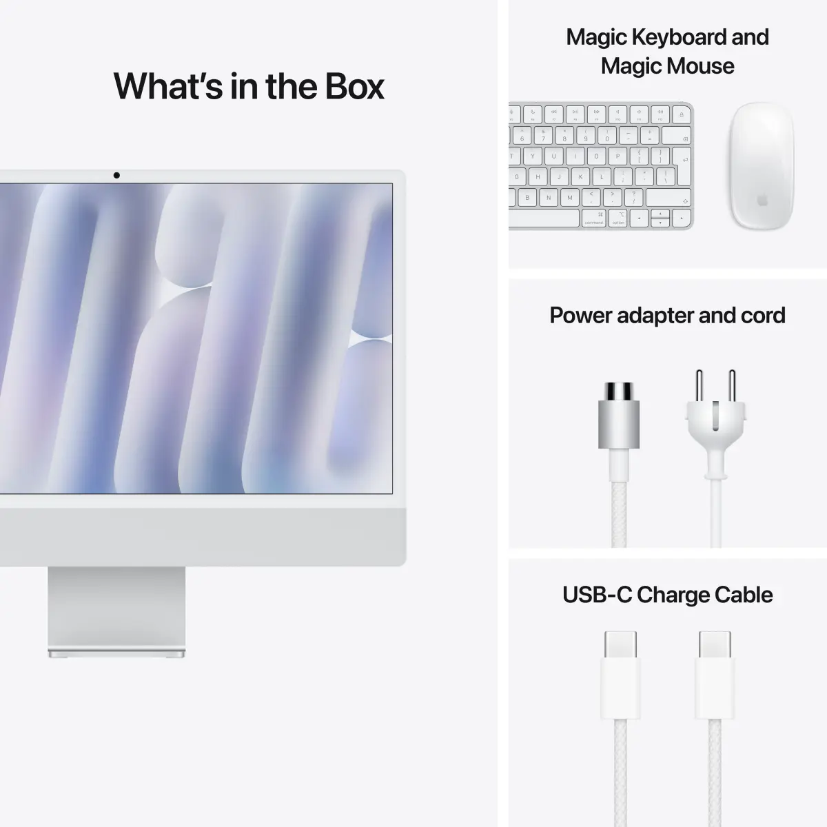 Моноблок Apple iMac 24 M4 Silver (MWUC3) - фото 9