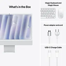 Моноблок Apple iMac 24 M4 Silver (MWUC3) - миниатюра 9 Моноблок Apple iMac 24 M4 Silver (MWUC3) - миниатюра 9