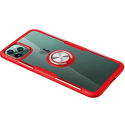 Чехол Deen CrystalRing Apple iPhone 11 Pro Clear/Red