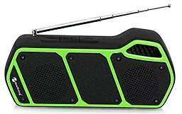 Колонки акустичні NewRixing NR5011FM Black/Green - фото Колонки акустичні NewRixing NR5011FM Black/Green