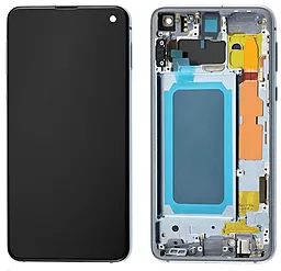 Дисплей Samsung Galaxy S10e G970 с тачскрином и рамкой, original PRC, Blue - фото Дисплей Samsung Galaxy S10e G970 с тачскрином и рамкой, original PRC, Blue