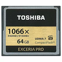 Карта памяти Toshiba Compact Flash 64GB Exceria Pro 1000X UDMA 7 (CF-064GSG(BL8)