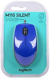 Компьютерная мышка Logitech M110 Silent (910-005488) Blue - миниатюра 6 Компьютерная мышка Logitech M110 Silent (910-005488) Blue - миниатюра 6