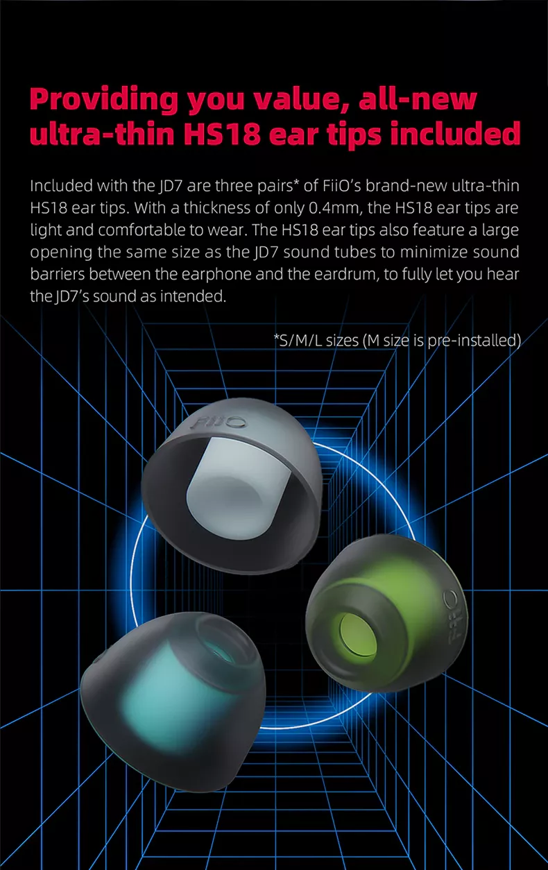 Навушники FiiO JD7 Silver - фото 6