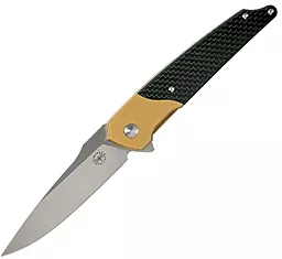 Нож Amare Knives Pocket Peak Folder (201802) Gold - фото Нож Amare Knives Pocket Peak Folder (201802) Gold