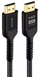Видеокабель PlayBack HDMI v2.0 4k 60hz 3m black (DCP320003601) Proove - фото Видеокабель PlayBack HDMI v2.0 4k 60hz 3m black (DCP320003601) Proove