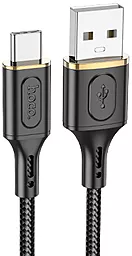 Кабель Hoco X95 Goldentop USB-A - Type-C 15w 3a 1м cable Black - фото Кабель Hoco X95 Goldentop USB-A - Type-C 15w 3a 1м cable Black