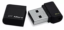 Флешка Kingston DataTraveler Micro 8GB (DTMC/8GB) Black - фото Флешка Kingston DataTraveler Micro 8GB (DTMC/8GB) Black