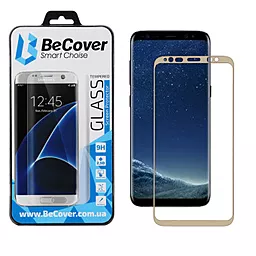 Защитное стекло BeCover Samsung G955 Galaxy S8 Plus Gold (704693)