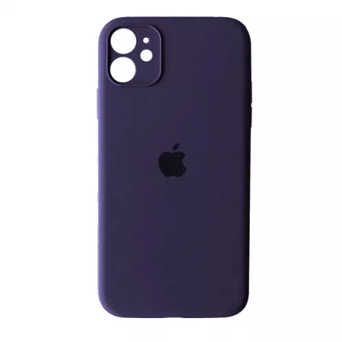 Чехол Silicone Case Full Camera для Apple iPhone 12  new purple - фото 1