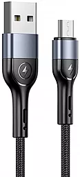 Кабель Usams U55 USB-A - micro USB 10w 1м cable Black (US-SJ450) - фото Кабель Usams U55 USB-A - micro USB 10w 1м cable Black (US-SJ450)