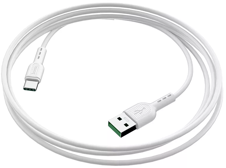 Кабель Hoco X33 Surge USB-A - Type-C 25w 5a 1м cable White - фото 5