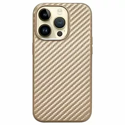 Чехол K-DOO Mag Noble Collection для iPhone 14 Carbon Gold (00-00024290)