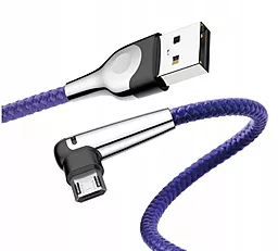 Кабель USB Baseus MVP Mobile Game micro USB Cable Purple (CAMMVP-E03) - миниатюра 2