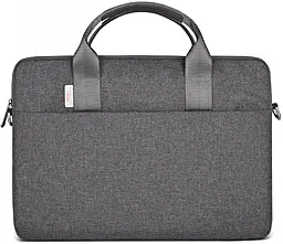 Сумка для ноутбуку WIWU Minimalist Pro Laptop bag 15.6" Gray - фото Сумка для ноутбуку WIWU Minimalist Pro Laptop bag 15.6" Gray